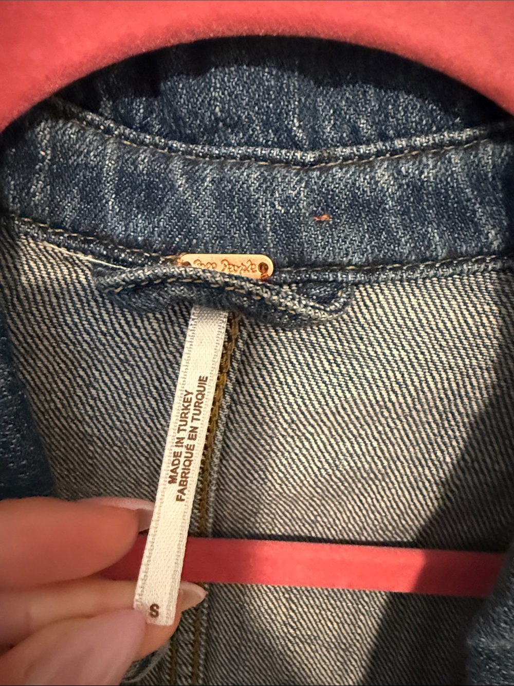 Free People Moonchild Denim Shirt Jacket - Picture 3 of 5